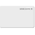 Carta plastica contactless RFID NXP MIFARE DESFIRE 8k MF3 IC D81